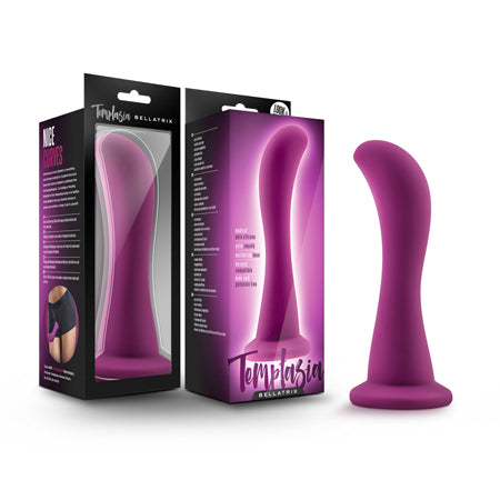 Temptasia Bellatrix 6.25 in. Curved Dildo Plum-0