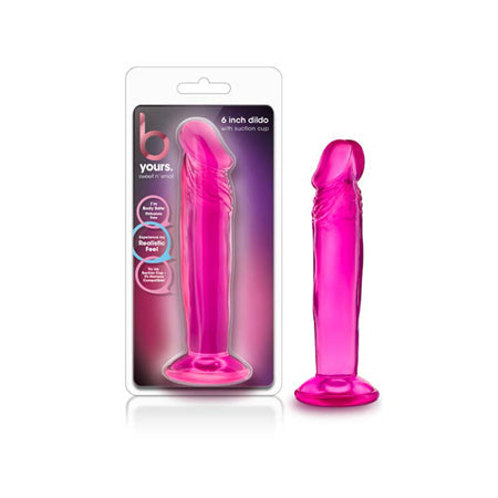 B Yours Sweet n' Small 6 in. Dildo Pink-0