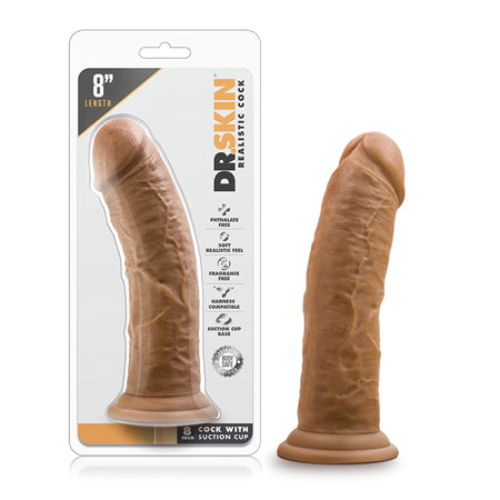 Dr. Skin Realistic 8 in. Dildo Tan-0