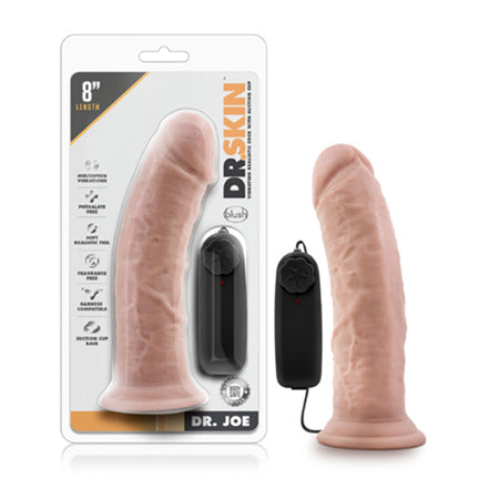 Dr. Skin Dr. Joe Realistic 8 in. Vibrating Dildo Beige-0