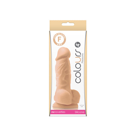 Colours Pleasures 4 in. Dildo Beige-0