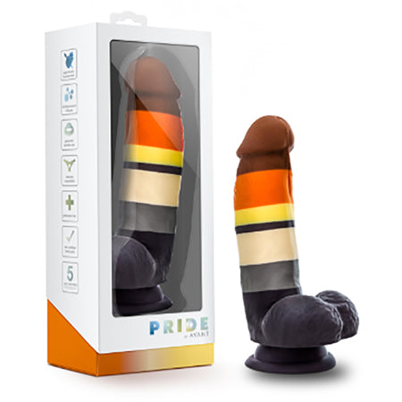 Avant Pride P9 Bear 7 in. Silicone Dildo with Balls-0