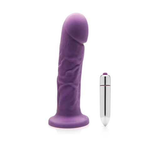 Tantus Goliath Soft Vibrating Dildo Kit Amethyst-0