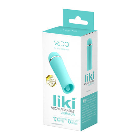 Vedo Liki Rechargeable Flicker Vibe Tease Me Turquoise-0