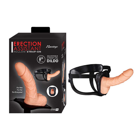 Erection Assistant Hollow Strap-On 8 in. White-0