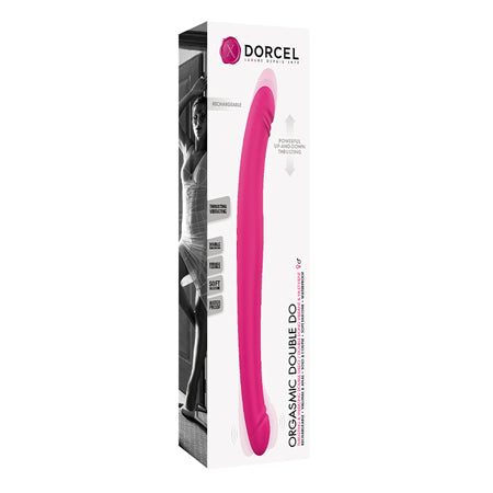 Dorcel Orgasmic Double Do Rechargeable Thrusting & Vibrating Double Dildo Pink-0