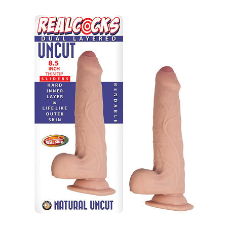Realcocks Dual Layered Uncut Slider Thin Tip 8.5 in. Light-0