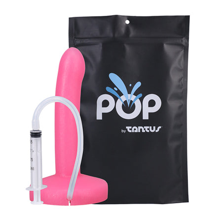 Tantus POP Slim Squirting Dildo Watermelon (Bag)-0