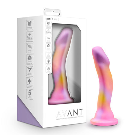 Avant Sun's Out 7.5 in. Silicone Dildo Pink-0