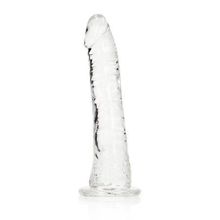 RealRock Crystal Clear Slim 6 in. Dildo Clear-0