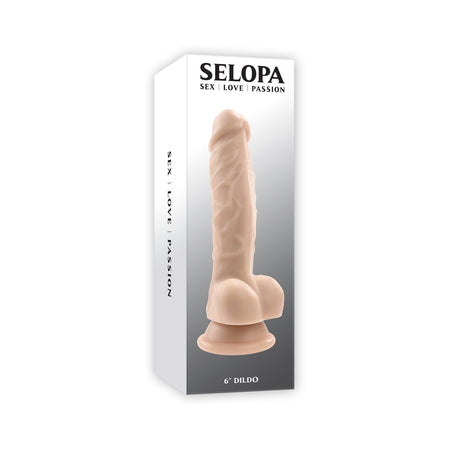 Selopa Non-Vibrating Dildo 6 in. Light-0