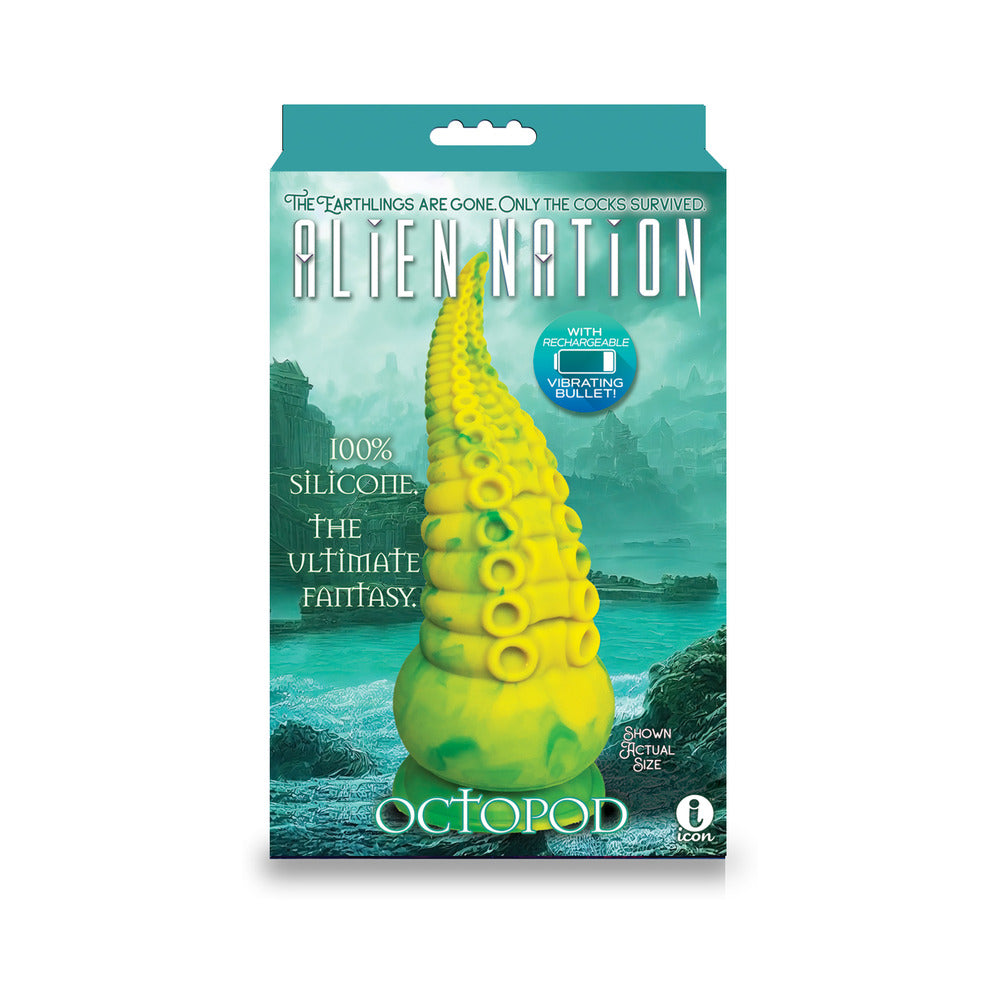 AlienNation Octopod 9 in. Vibrating Silicone Dildo-0
