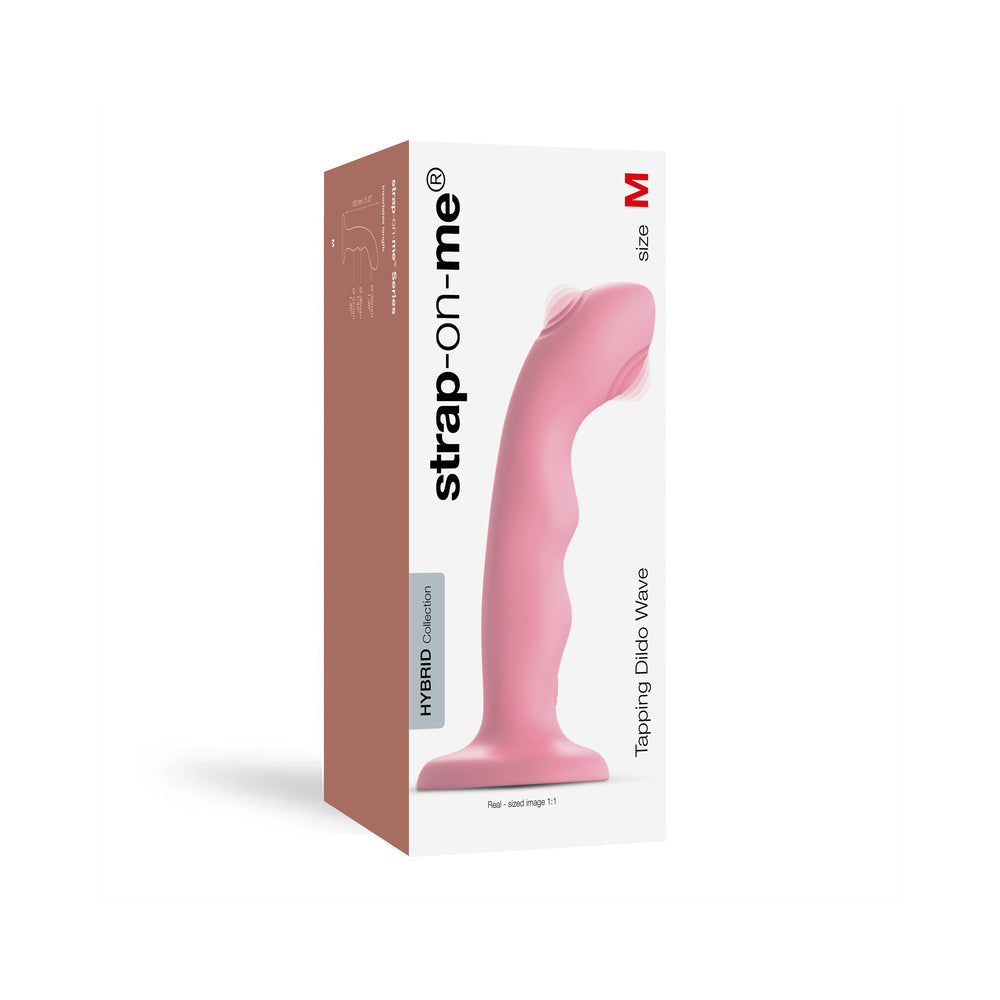 Strap-On-Me Tapping Dildo Wave Coral Pink-0