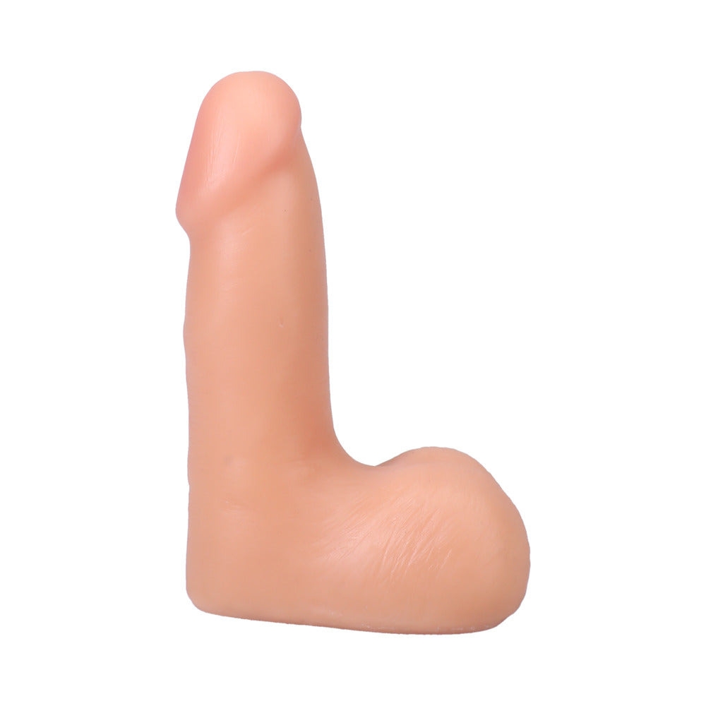 The Realistic Cock 5 in. ULTRASKYN Vac-U-Lock Dildo with Balls Vanilla-0