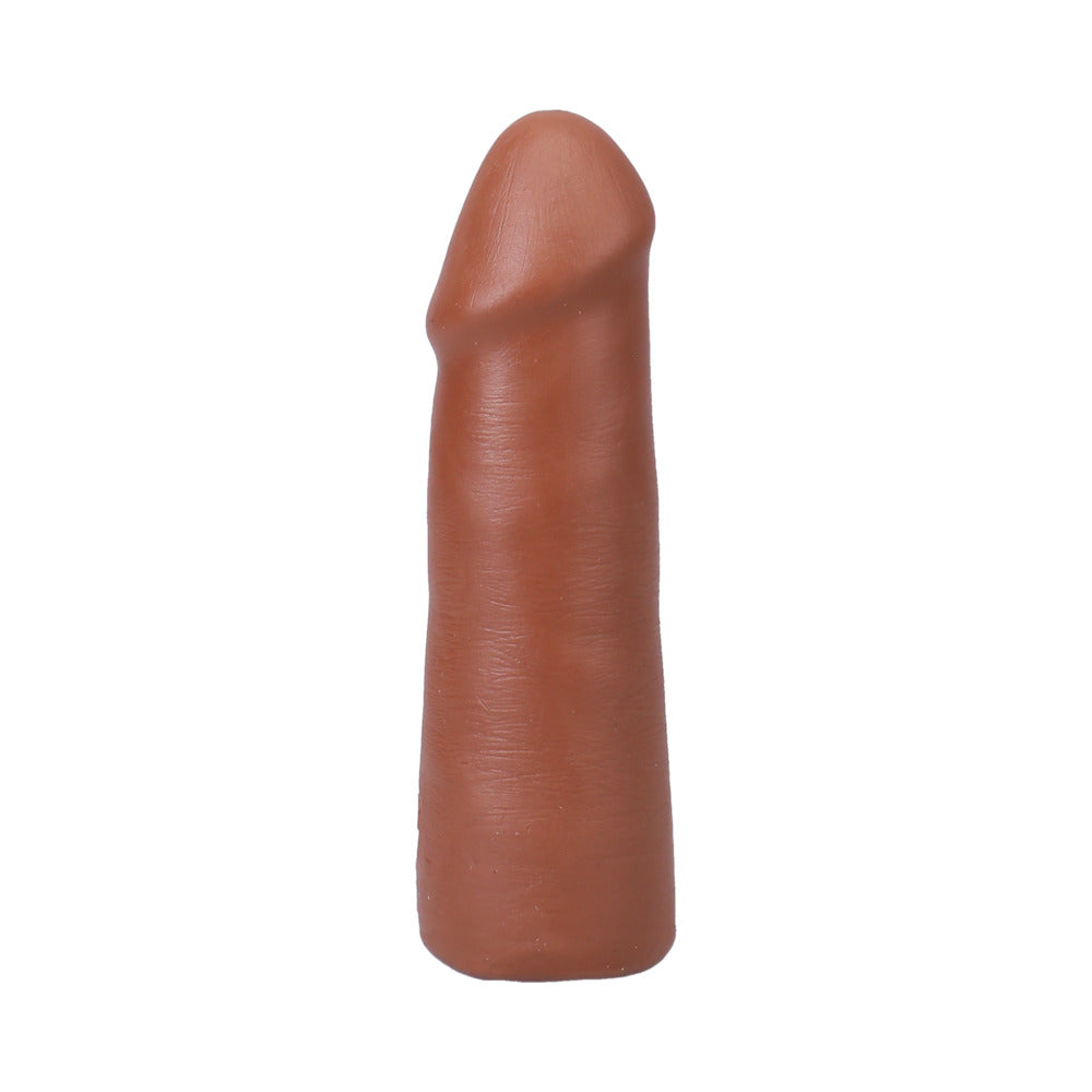 The Realistic Cock 5 in. ULTRASKYN Vac-U-Lock Dildo Caramel-0