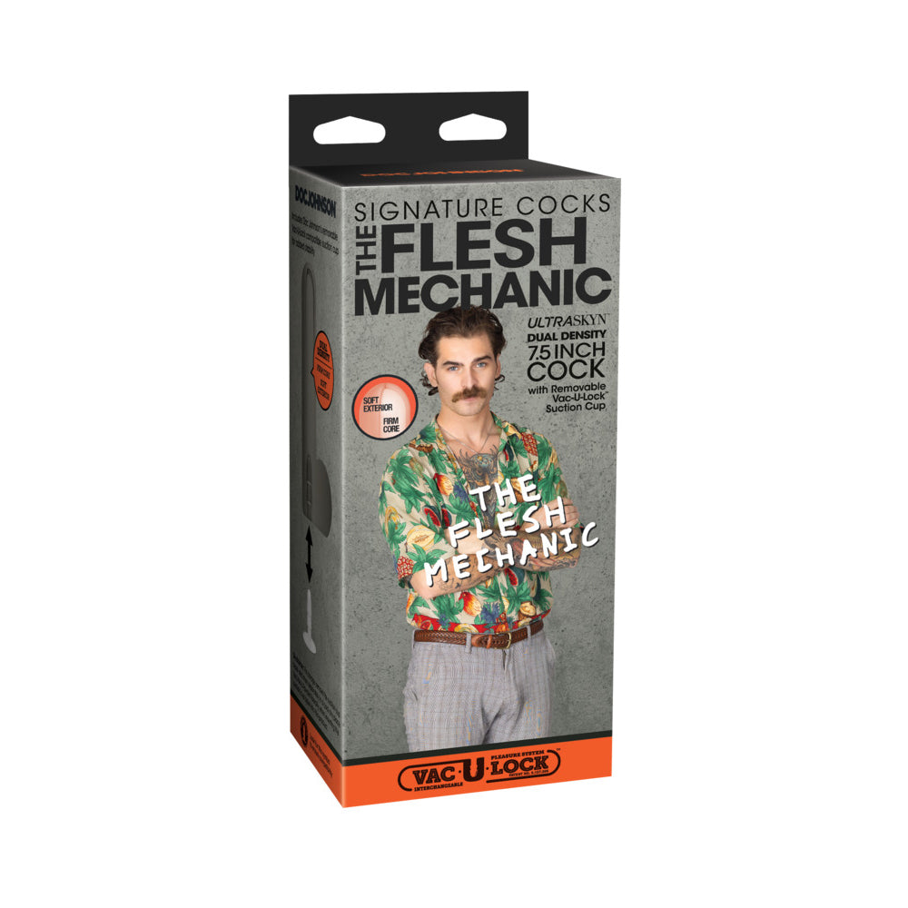 Signature Cocks The Flesh Mechanic 7.5 in. ULTRASKYN Vac-U-Lock Dildo-0
