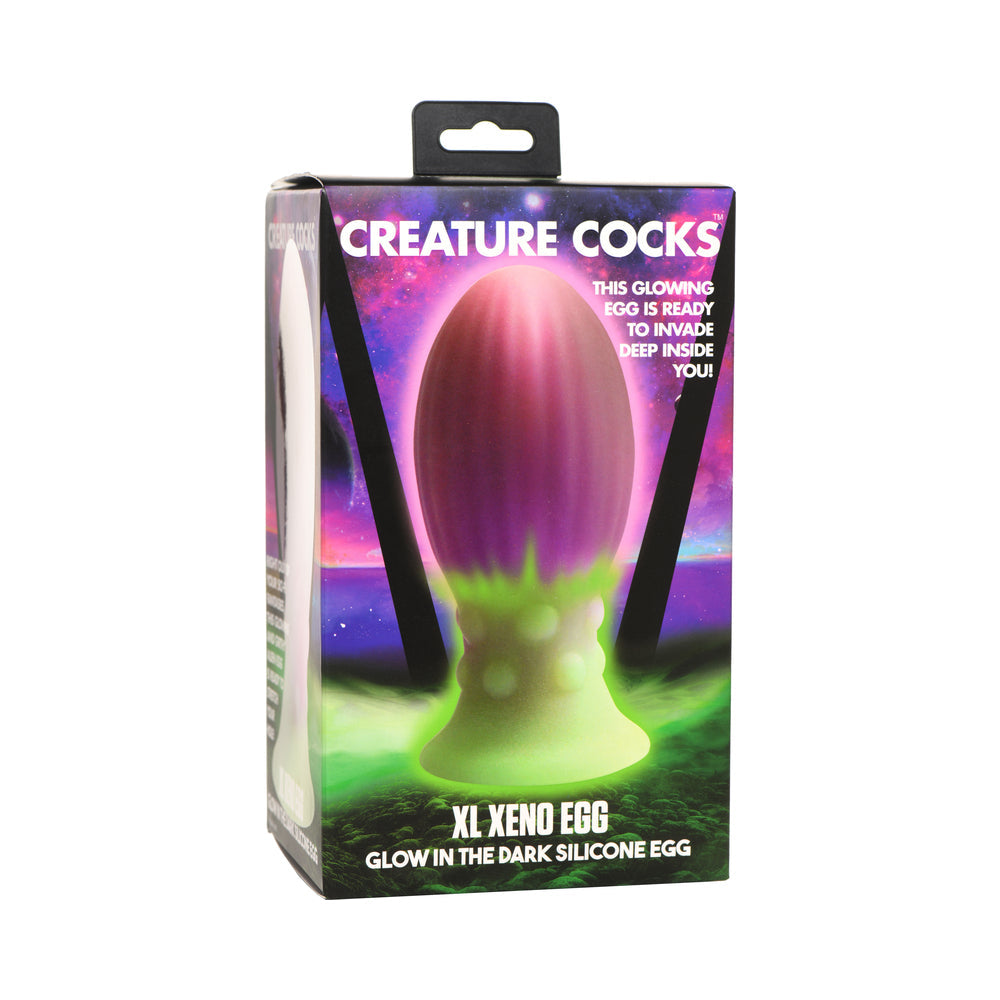 Creature Cocks XL Xeno Egg Glow-in-the-Dark Silicone Egg-0