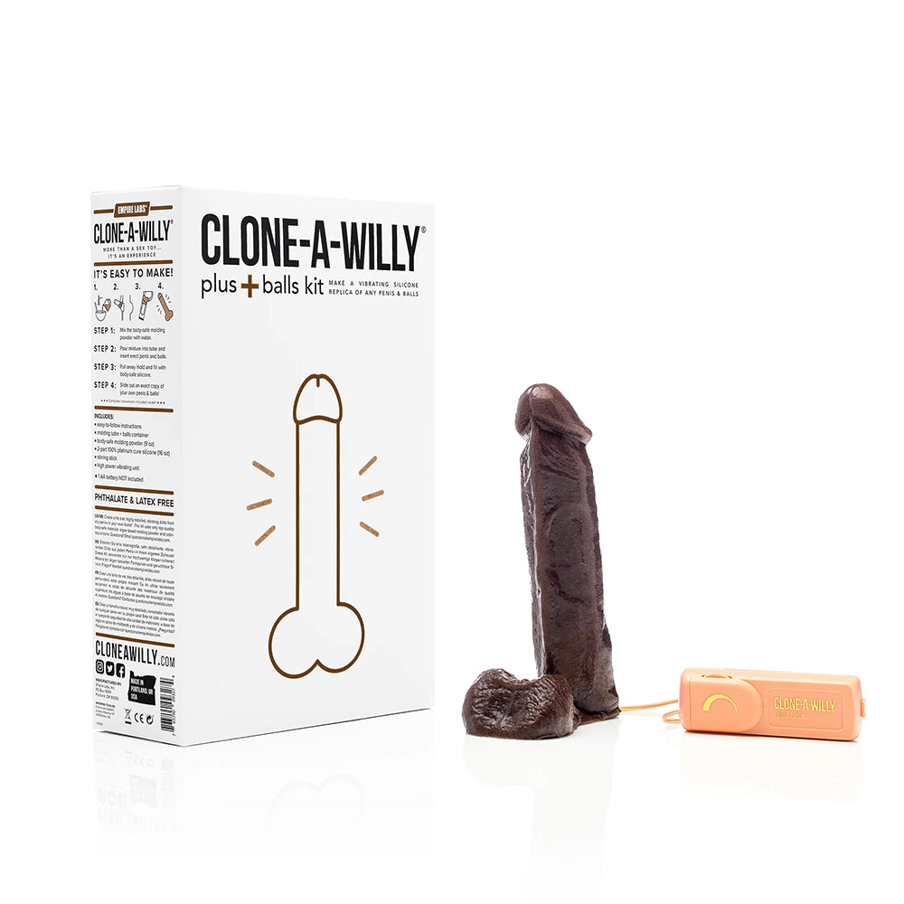 Clone-A-Willy Plus with Balls Deep Skin Tone-0