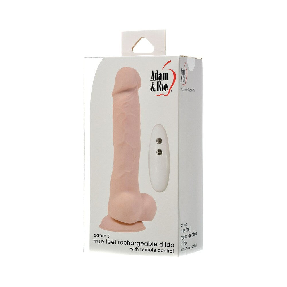 Adam & Eve Adam's True Feel Rechargeable Dildo with Remote Control-0