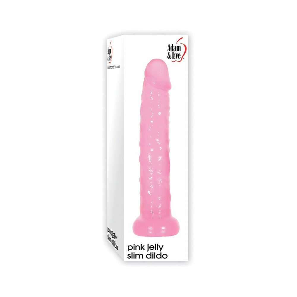 Adam & Eve Pink Jelly Slim Dildo-0
