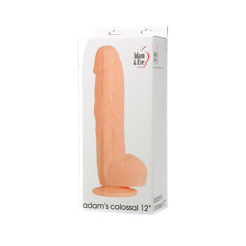 Adam & Eve Adam's Colossal 12 in. Dildo Beige-0