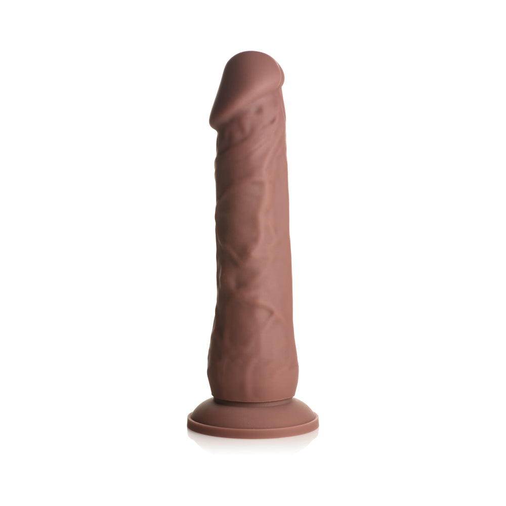 Easy Riders 7 in. Silicone Dildo Dark-0