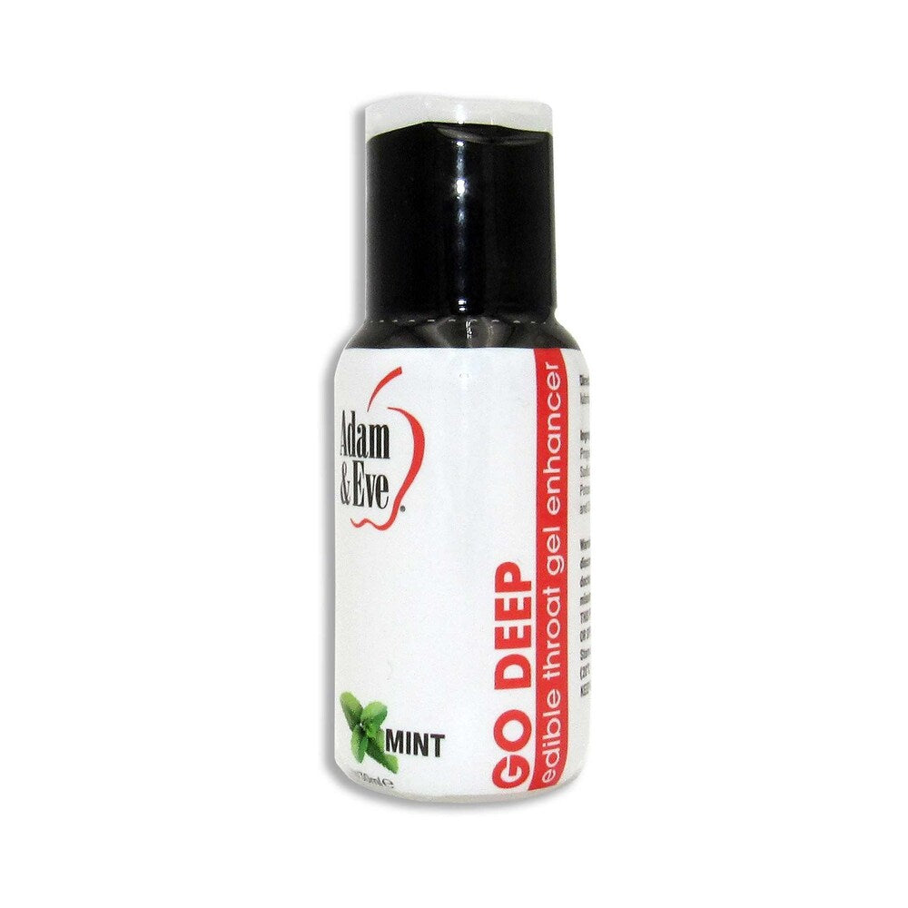 Adam & Eve Go Deep Edible Throat Gel Enhancer Mint 1 oz.-0