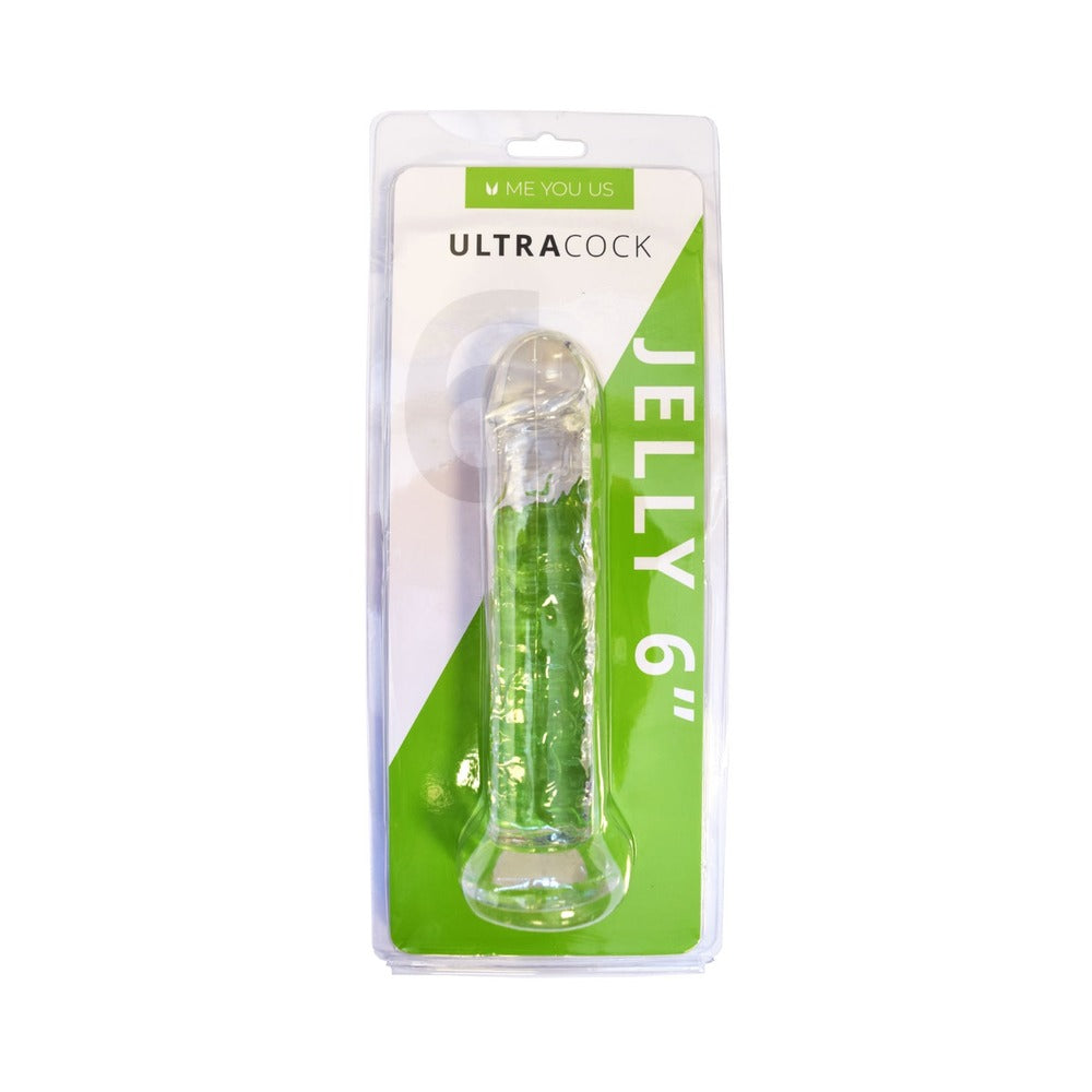 Me You Us Ultracock Clear Jelly 6 in. Dong-0