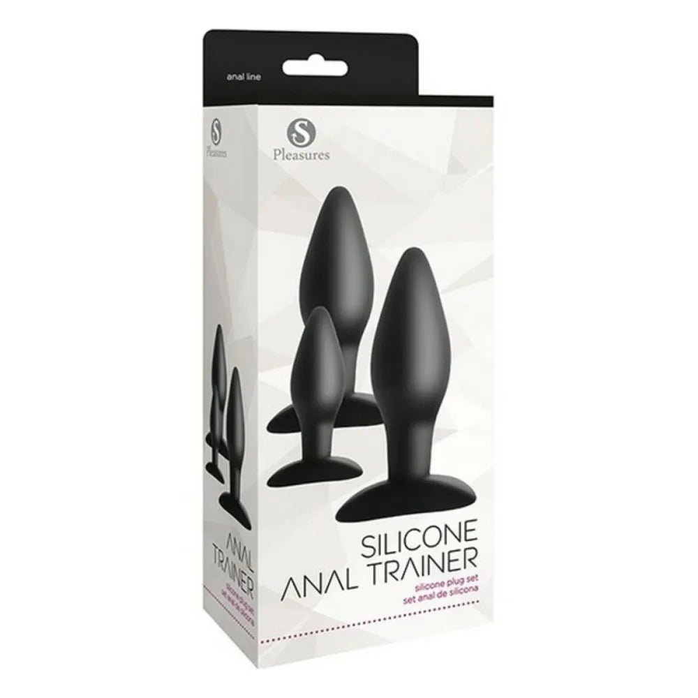 Anal Plug By S Pleasures Trainer Black-1
