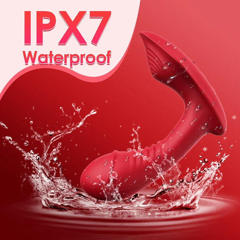 App Controlled G Spot Dildo Panties For Women-4