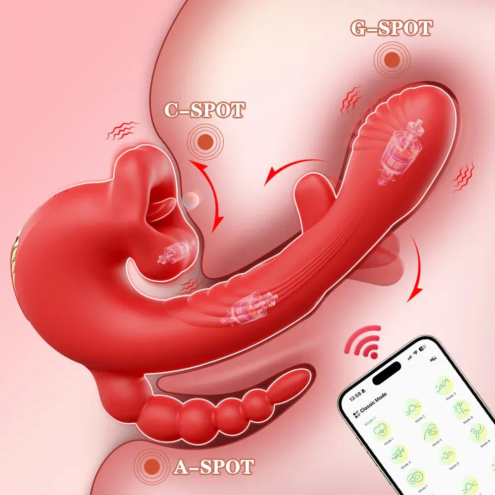 App Controlled G Spot Vibrator for Women Stimulator Masturbation Toy-2