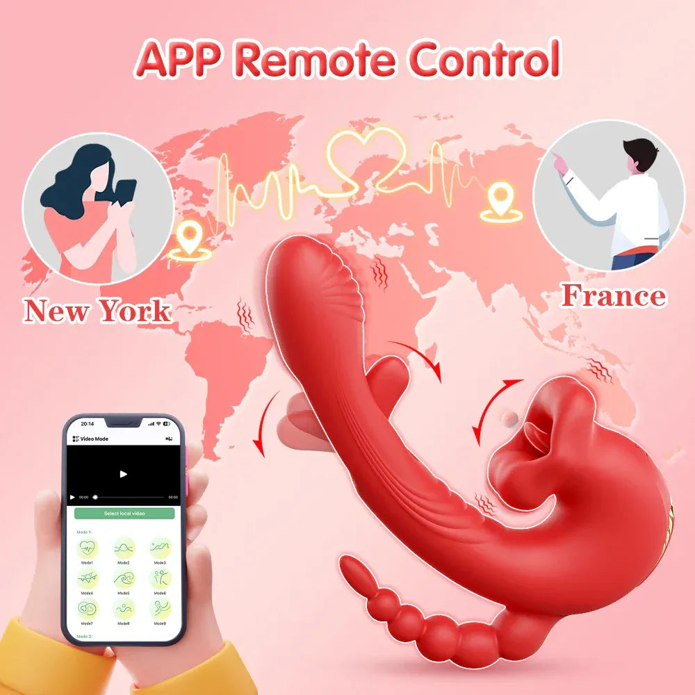 App Controlled G Spot Vibrator for Women Stimulator Masturbation Toy-3