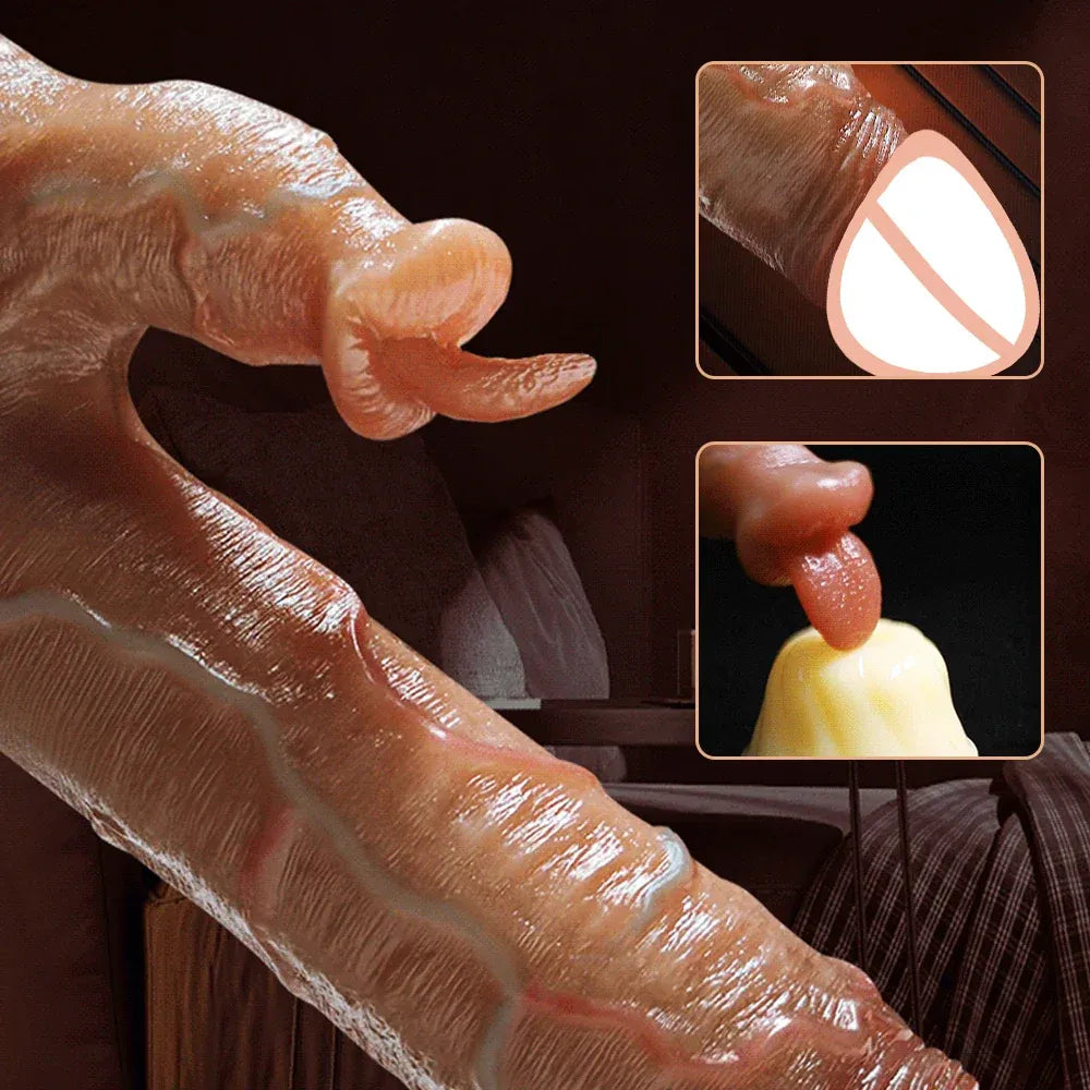 App Controlled Heating Dildo Vibrator for Women Realistic G Spot Pleasure-1