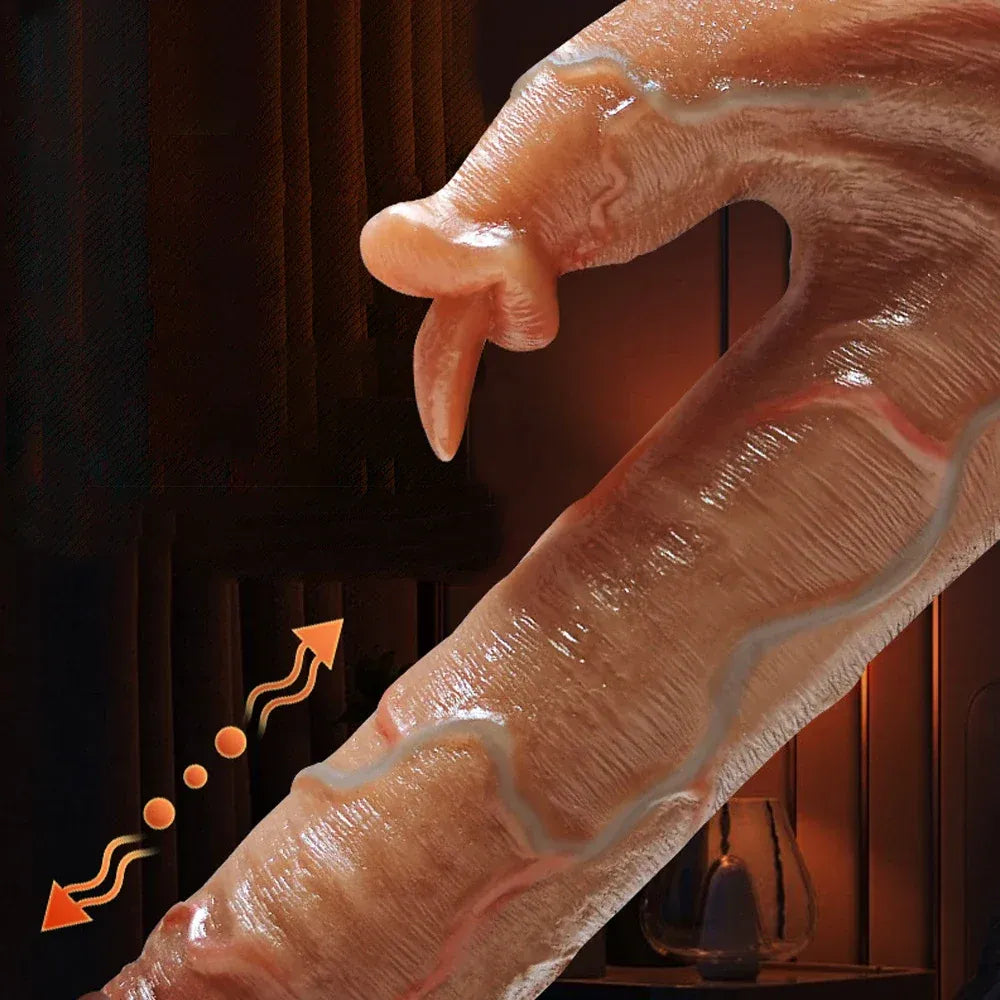 App Controlled Heating Dildo Vibrator for Women Realistic G Spot Pleasure-3