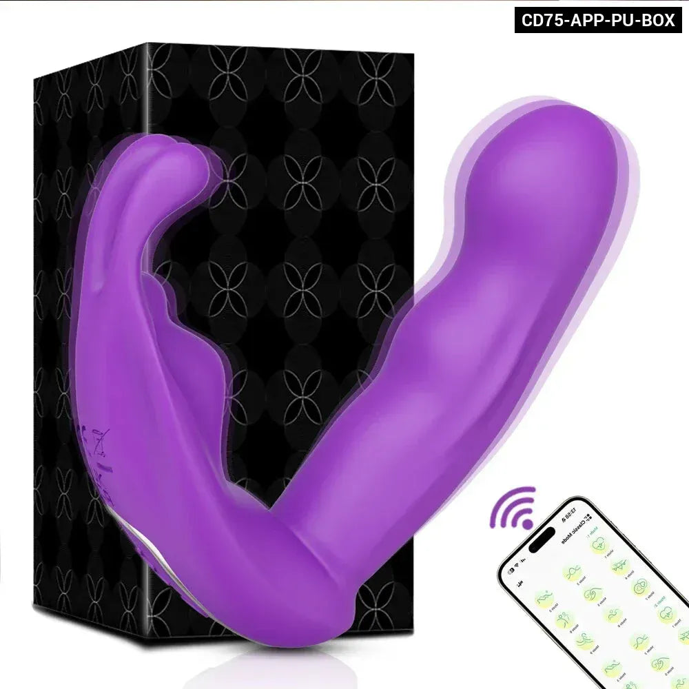 App Controlled Rabbit Vibrator for Women G Spot Stimulation-6