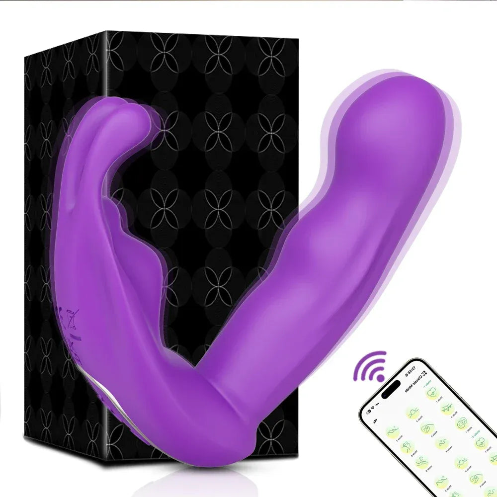 App Controlled Rabbit Vibrator for Women G Spot Stimulation-0