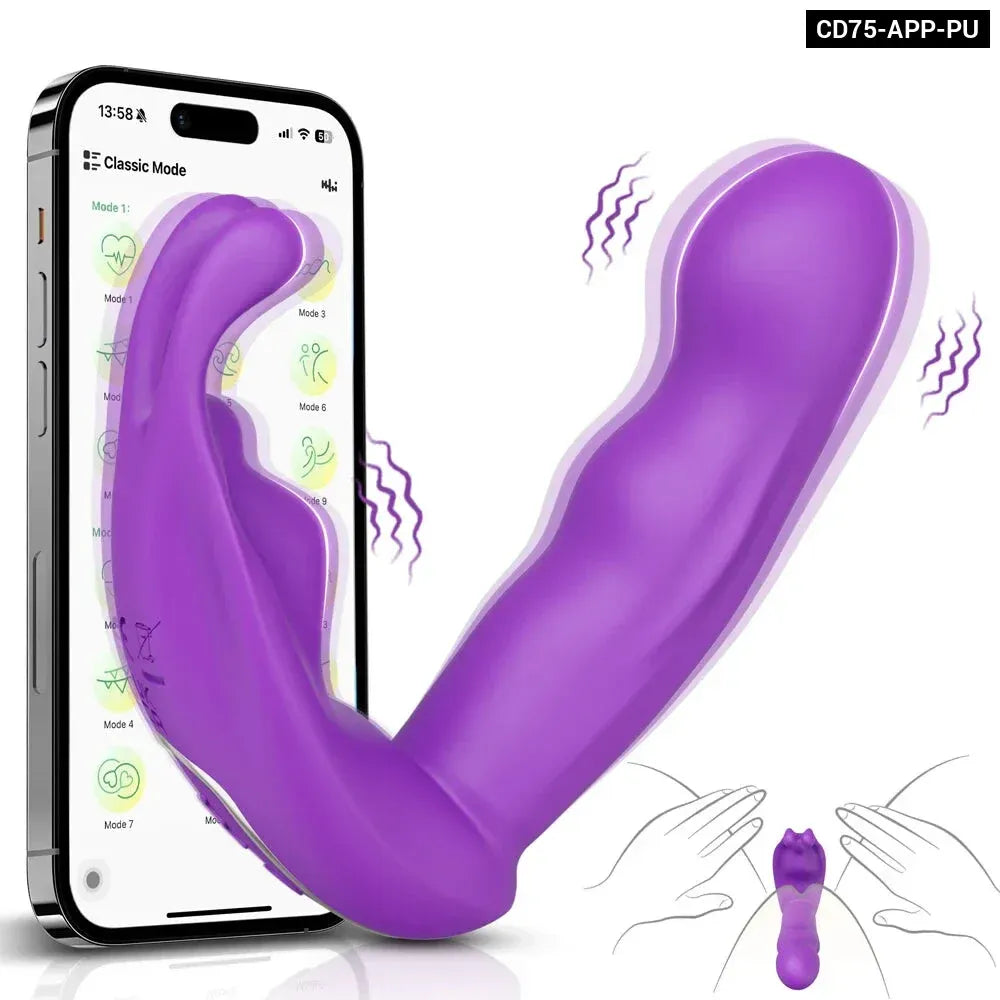 App Controlled Rabbit Vibrator for Women G Spot Stimulation-8
