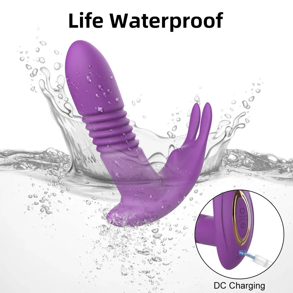 App Controlled Thrusting Vagina Panties Vibrator Wearable Clit Stimulator for Women-2