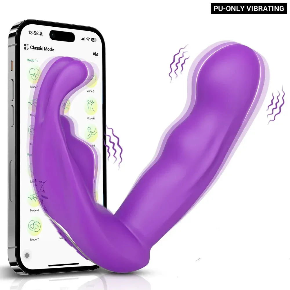 App Controlled Thrusting Vagina Panties Vibrator Wearable Clit Stimulator for Women-6