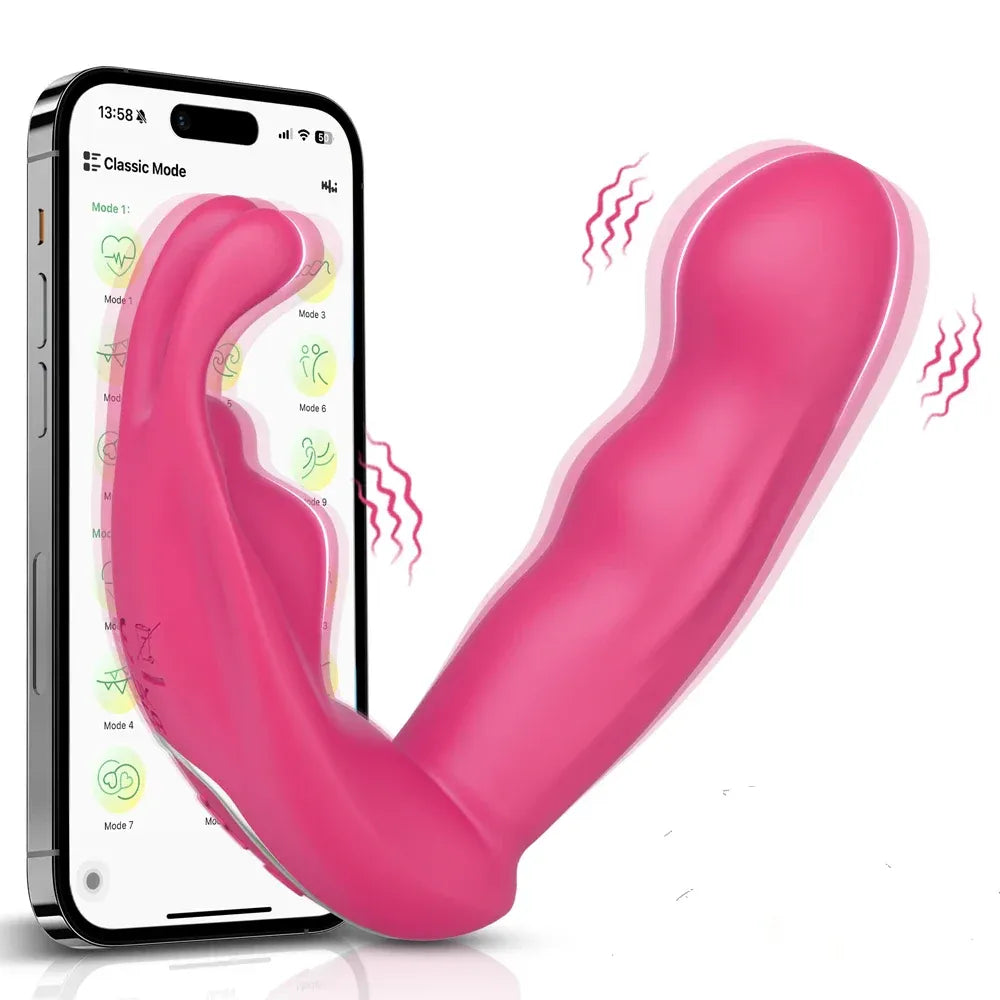 App Controlled Thrusting Vagina Panties Vibrator Wearable Clit Stimulator for Women-0