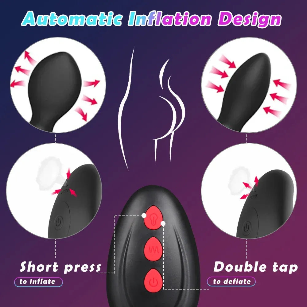 Auto Inflatable Prostate Stimulator For Men-2