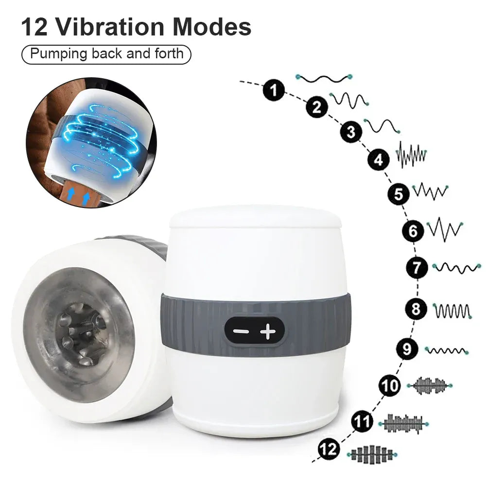 Auto-Sucking Heating Masturbator for Men-2
