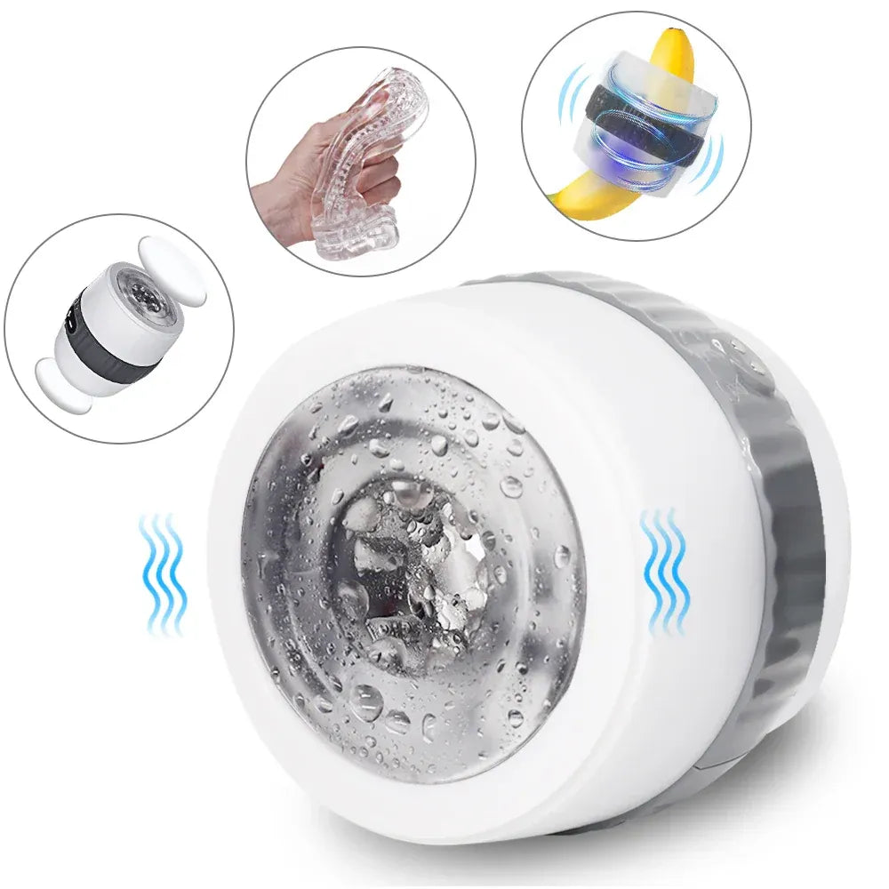 Auto-Sucking Heating Masturbator for Men-1