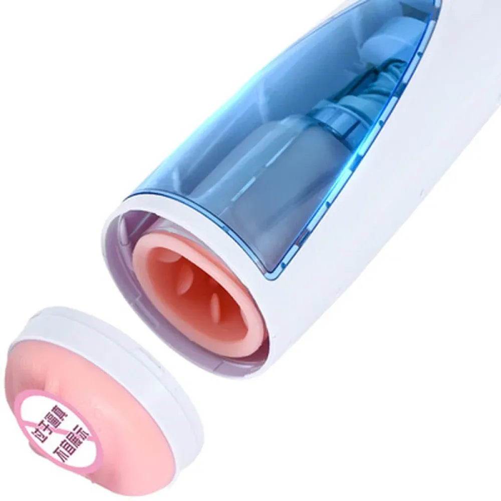 Automatic Male Masturbator Strong Vibrating 5d Vagina Pocket Pussy for Men-0