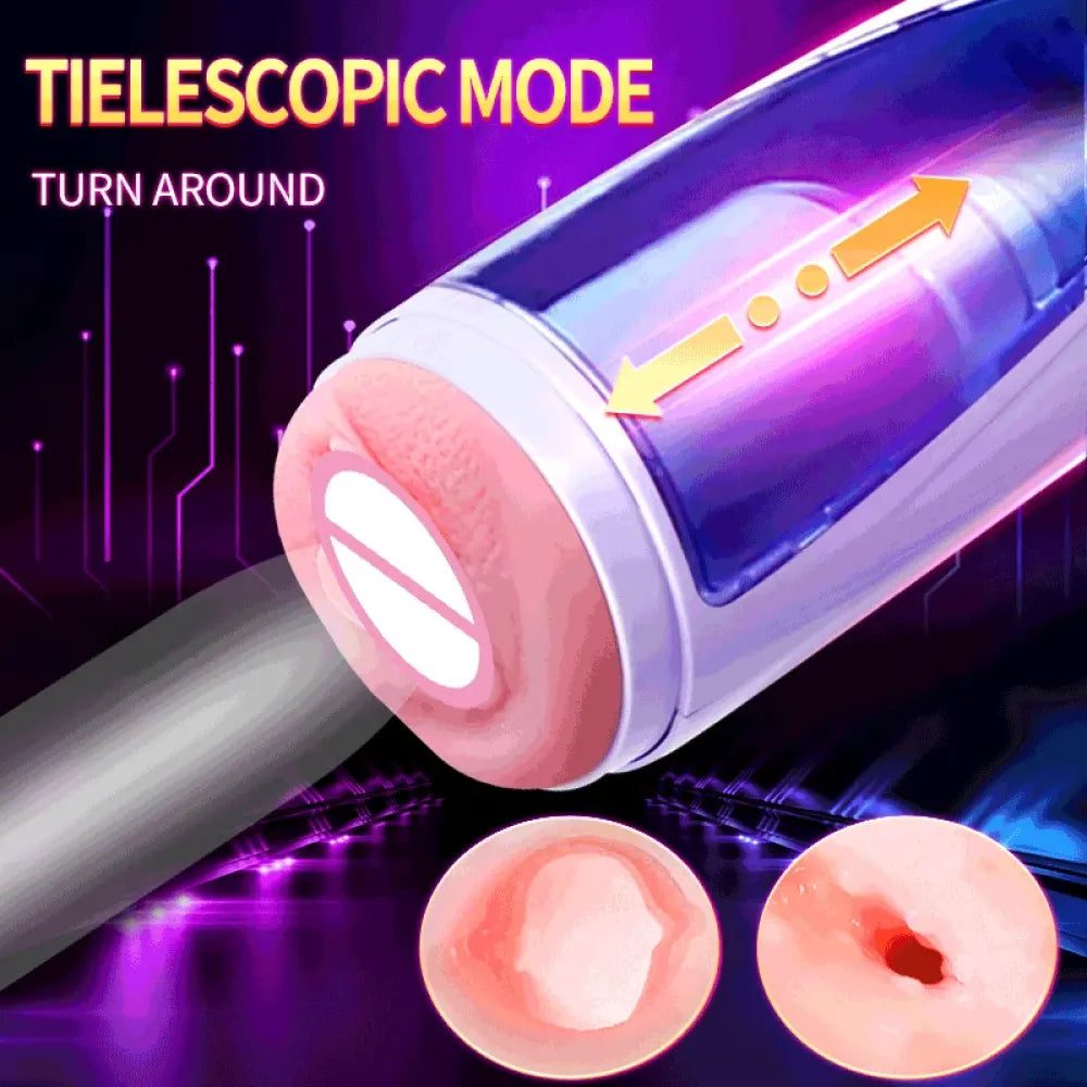 Automatic Male Masturbator Strong Vibrating 5d Vagina Pocket Pussy for Men-4