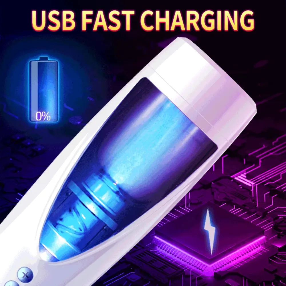Automatic Male Masturbator Strong Vibrating 5d Vagina Pocket Pussy for Men-2