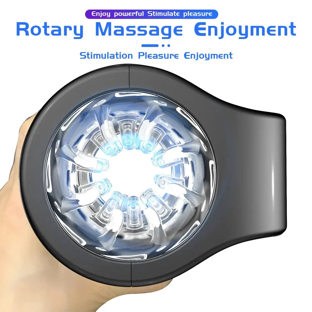 Automatic Rotation Vibration Masturbator for Men Male Sex Machine Cup-3