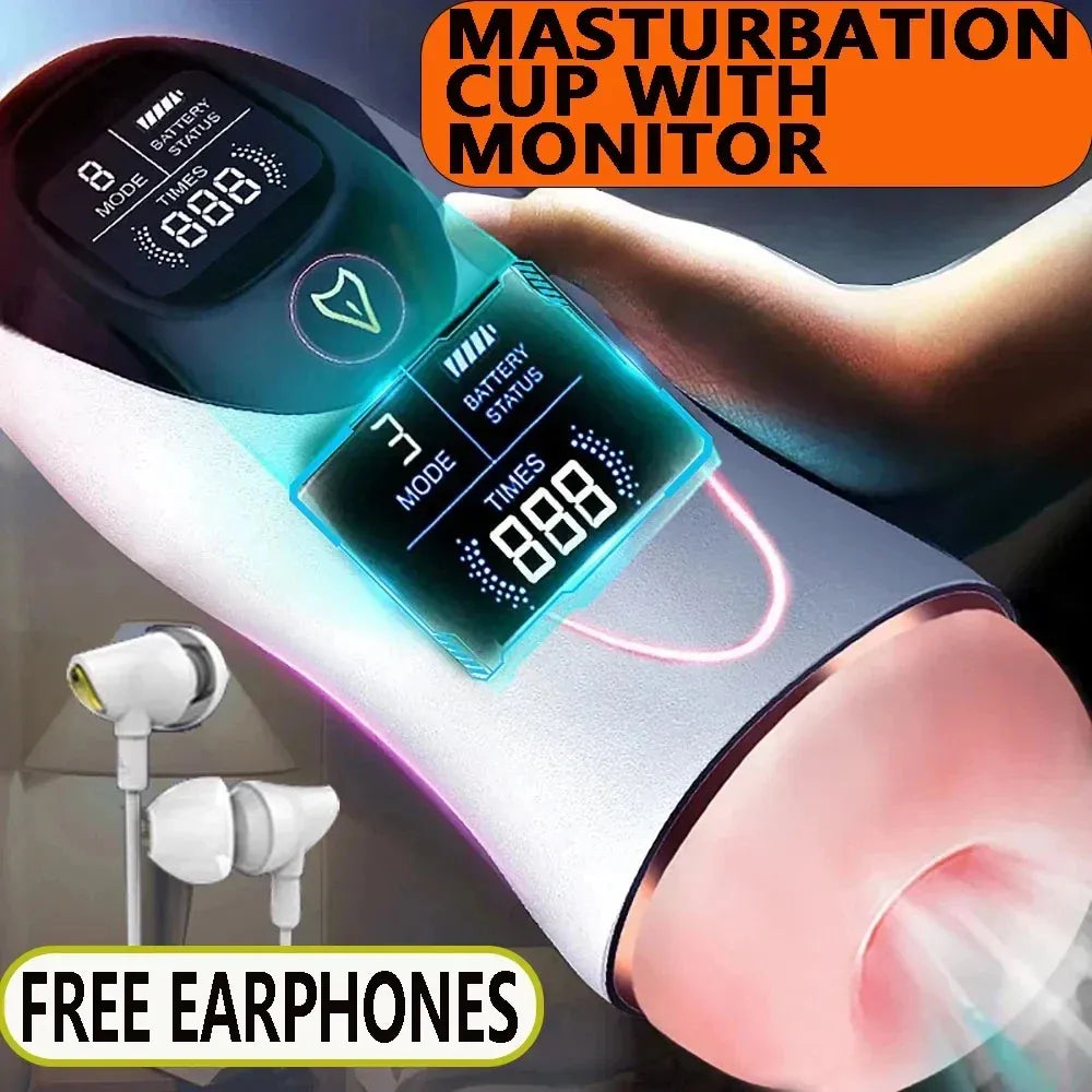 Automatic Sucking Blowjob Masturbator Cup Realistic Male-1