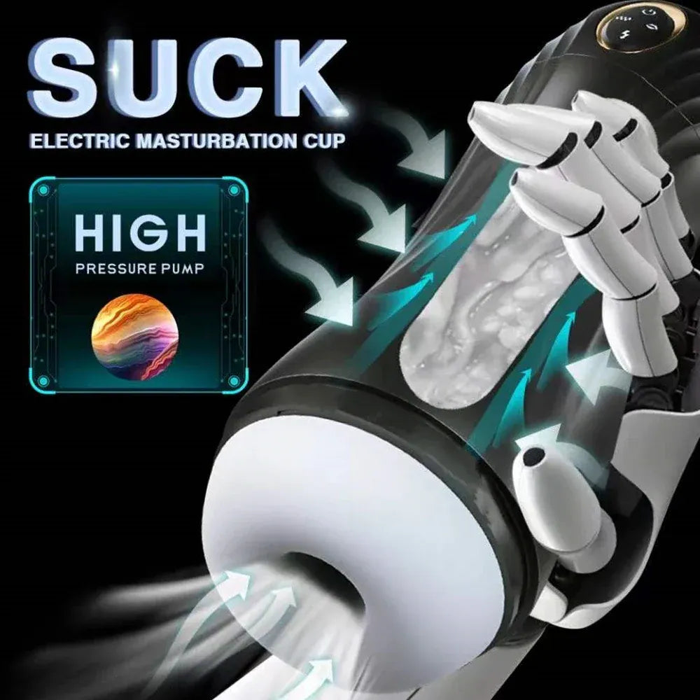 Automatic Sucking Male Masturbation Cup Oral Vagina Adult Vibrator for Men-1