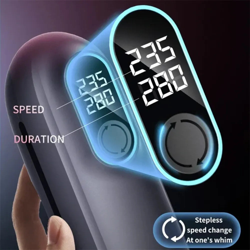 Automatic Telescopic Blowjob Machine for Men Realistic Pocket Pussy Heating 18-1